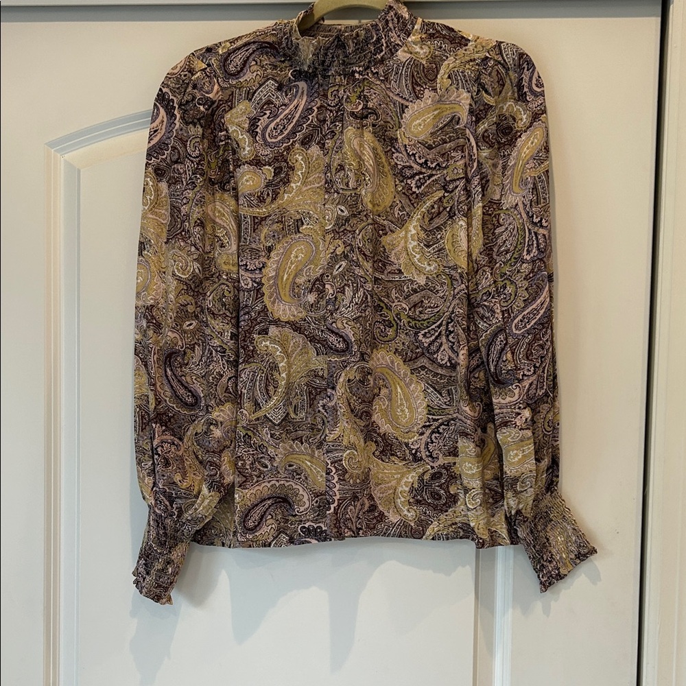 Sanctuary Multicolor Paisley Blouse
